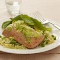 salmon-scallions