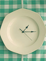 plate-and-clock