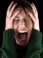 woman-green-sweater-stress