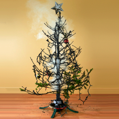 Fire Christmas Tree