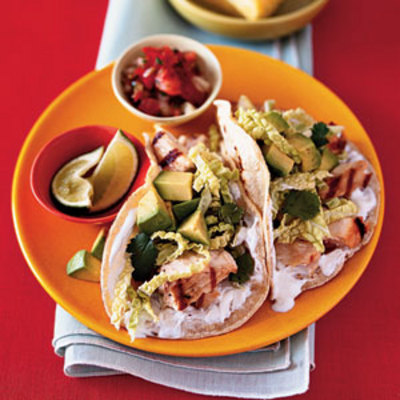 Fish Tacos Recipe on Baja Fish Tacos   10 Healthy Fish Recipes   Health Com