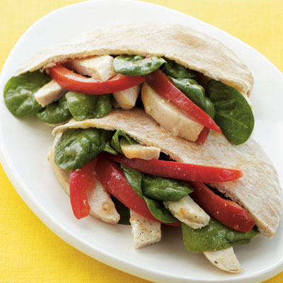 healthy easy lunch sandwich recipes
 on Chicken Pita Sandwich - Healthy Lunch Recipes - Health.com