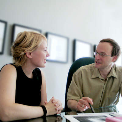 man-woman-talking