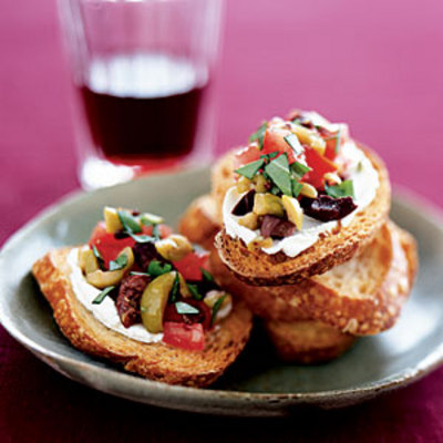 healthy bruschetta