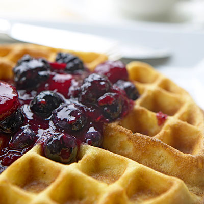 waffle-blueberries