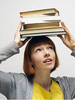 books-on-head