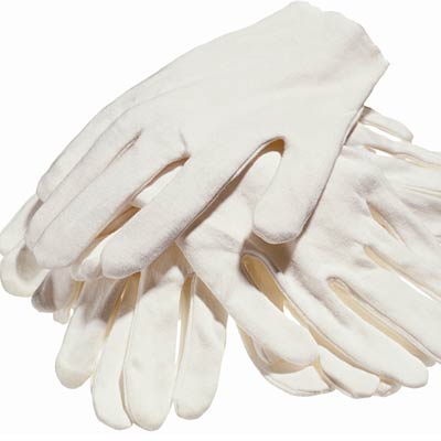white gloves