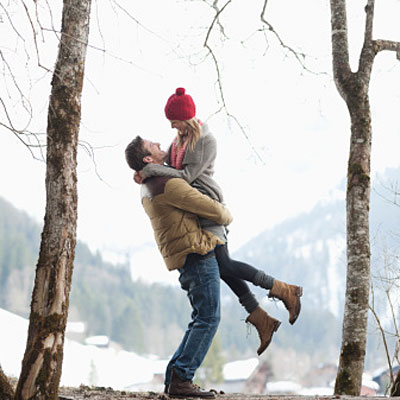 man-woman-snow