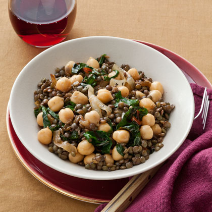 Lentil and Chickpea Salad Recipe