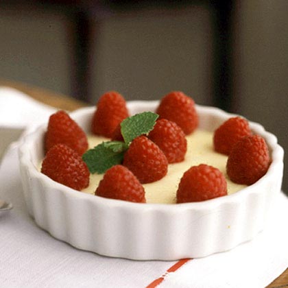 Raspberry-Topped Amaretto Tarts Recipe