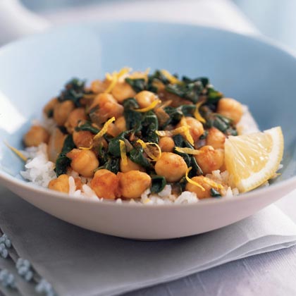 Chickpeas with Spinach Recipe