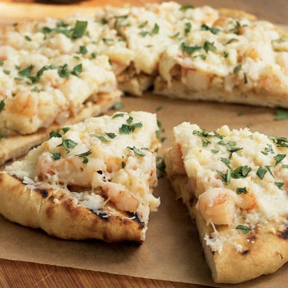 Grilled Shrimp Pizza Recipe