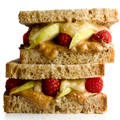 Almond Butter and Fruit Sandwich Recipe