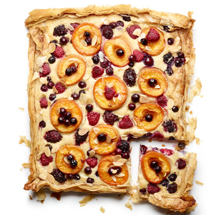 Crisp Apricot Fruit Tart Recipe
