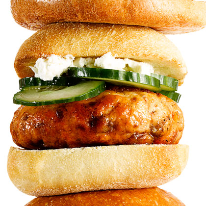 Greek Salmon Burgers Recipe
