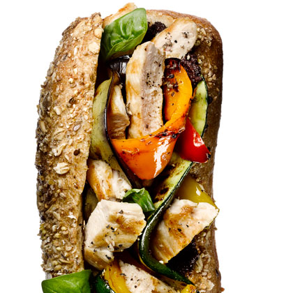 Grilled Chicken and Vegetable Hero Recipe