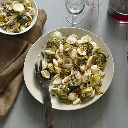 orecchiette-sprouts-hazelnuts Recipe