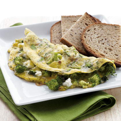 broccoli-feta-omlet Recipe