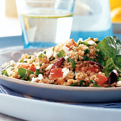 Bulgur: Greek Tabbouleh Recipe