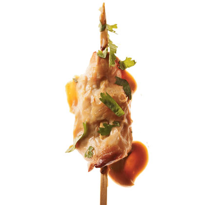 Chicken Satay With Spicy Peanut Sauce Recipe