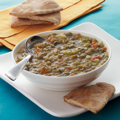 lentil-soup-toasted-pita Recipe