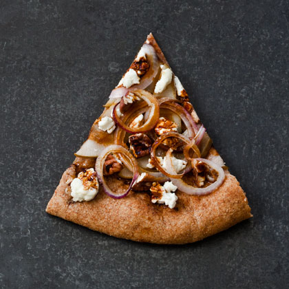 Pear, Pecan, and Goat-Cheese Pizza (A Sweet Slice) Recipe