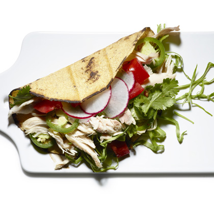 Roast Chicken Soft Tacos Recipe