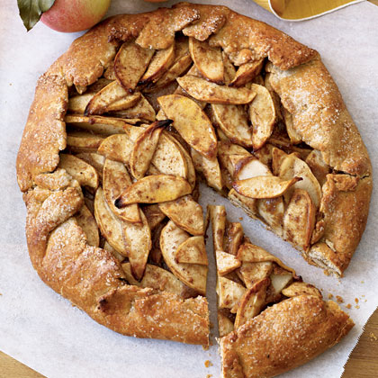 rustic apple galette