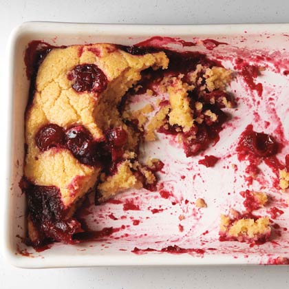 Saucy Cranberry Maple Pudding Cake Recipe