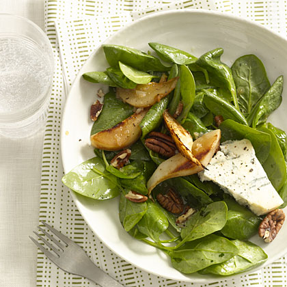 spinach-pear-blue-salad Recipe