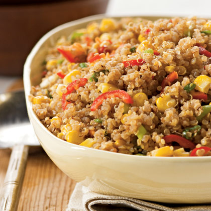 Toasted Quinoa With Chiles and Corn Recipe