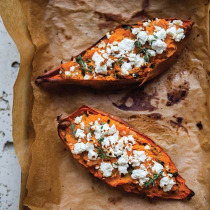 Quick-and-Easy Twice-Baked Sweet Potatoes Recipe