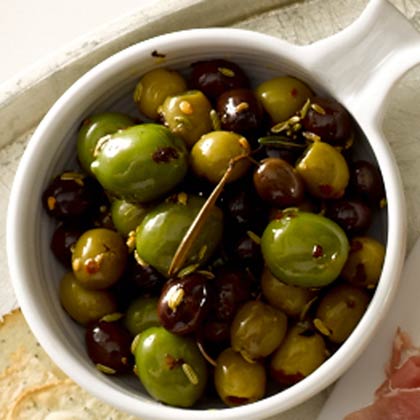 Warm Olives with Rosemary Recipe