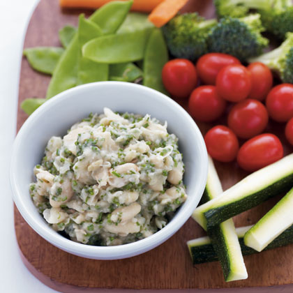 white-bean-and-herb-hummus-with-crudites Recipe