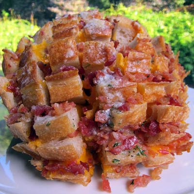Pin of the Week: The Fattiest Food on Pinterest bacon ranch bread 400x400 Pin of the Week: The Fattiest Food on Pinterest
