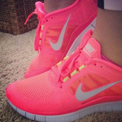neon pink nike 400x400 Favorite Pins of the Week: Fitness Friday