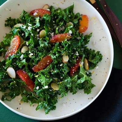 Favorite Pins of the Week: Tasty Kale Recipes kale blood orange 400x400 Favorite Pins of the Week: Tasty Kale Recipes