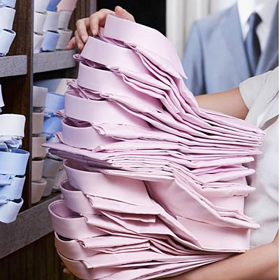stack of shirts