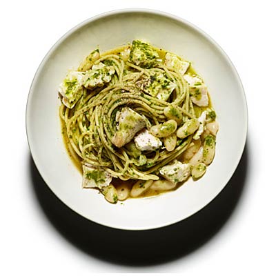 spaghetti-pesto