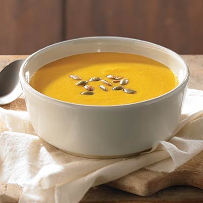 Best Soup: Panera Bread Autumn Squash Soup with Pumpkin Seeds - Best