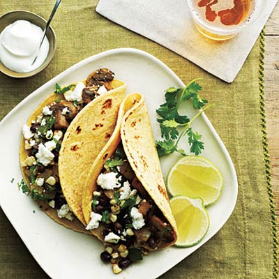 mushroom-corn-tacos
