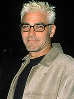 George Clooney, transformation, celebrity hair