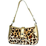 Leopard print shoulder bag, Aliz, Aliz.