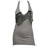 Screen-print halter top, Wet Seal.
