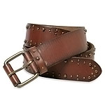 Studded leather belt, American Eagle Outfitters.