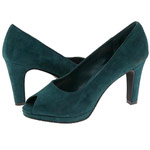 Suede platform pump, Moda Spana, Moda Spana.
