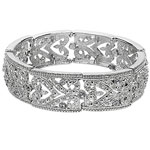Swirl Vintage Crystal Bracelet, Simone's, Simone's.