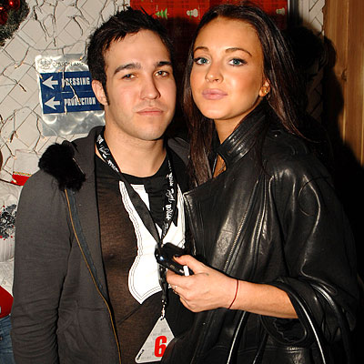 Pete Wentz, Lindsay Lohan, Dec. 10