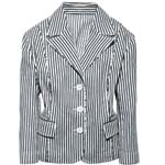 Striped cotton jacket, Ann Taylor Loft.