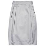 Cotton-and-satin high-waisted skirt, Calvin Klein.
